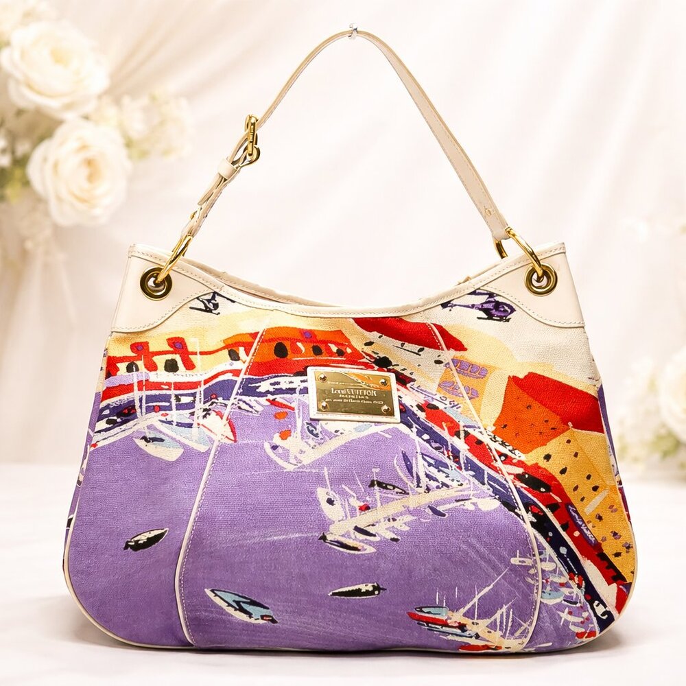 Authentic Louis Vuitton Galliera GM Riviera Limited Edition Canvas Shoulder Bag